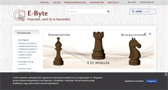 Desktop Screenshot of ebyte.hu